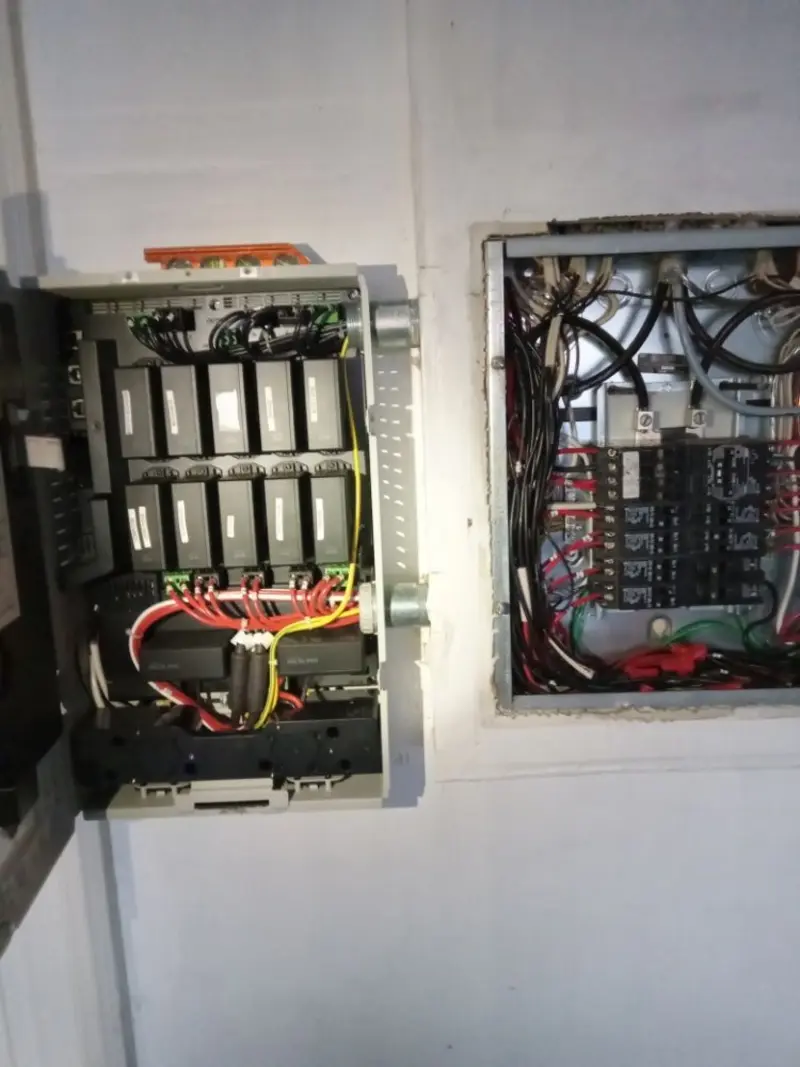 Electrical panel upgrade completed for Security Camera Wiring in Klamath Falls